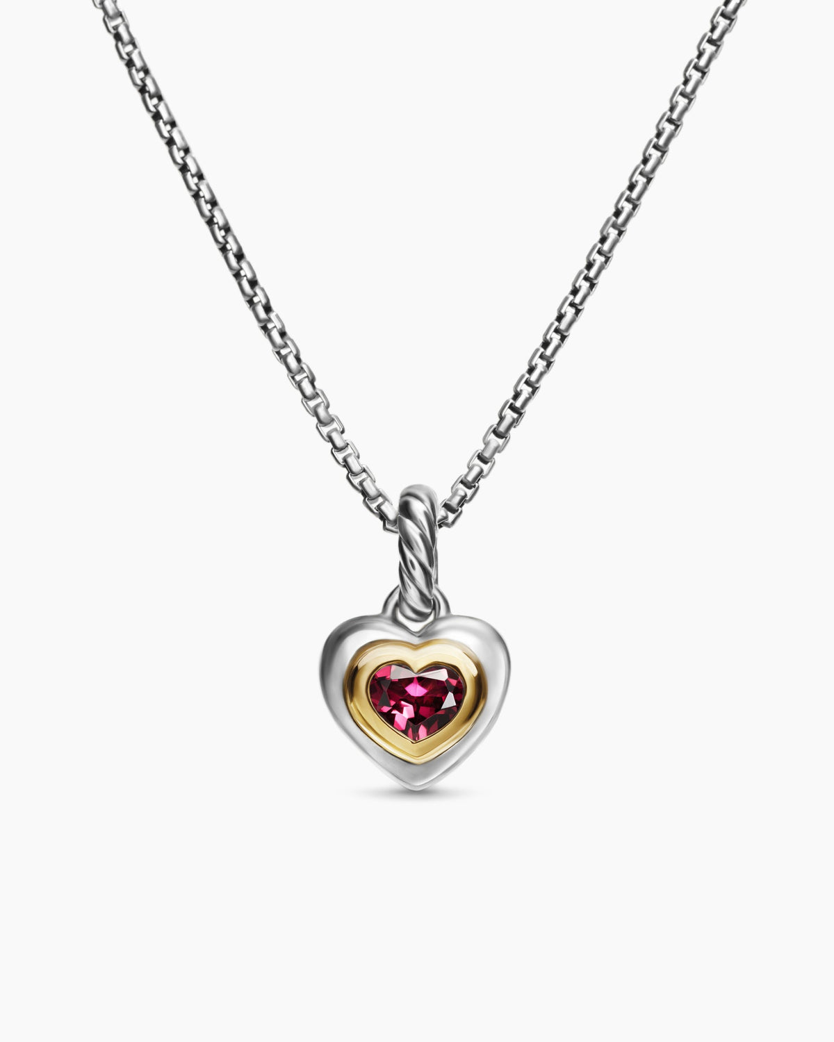 David Yurman Petite Cable Heart Pendant Necklace David Yurman Women’s