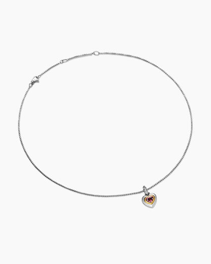David Yurman Petite Cable Heart Pendant Necklace David Yurman Women’s