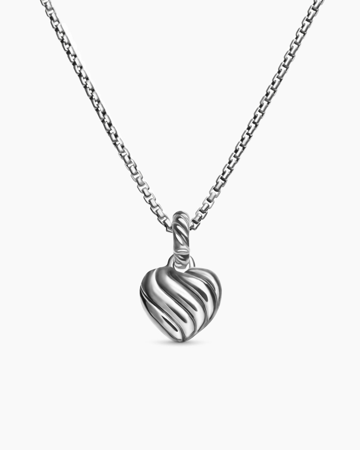 David Yurman Petite Cable Heart Pendant Necklace David Yurman Women’s