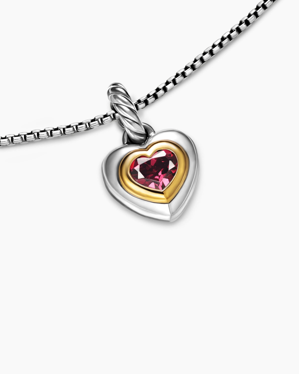David Yurman Petite Cable Heart Pendant Necklace David Yurman Women’s