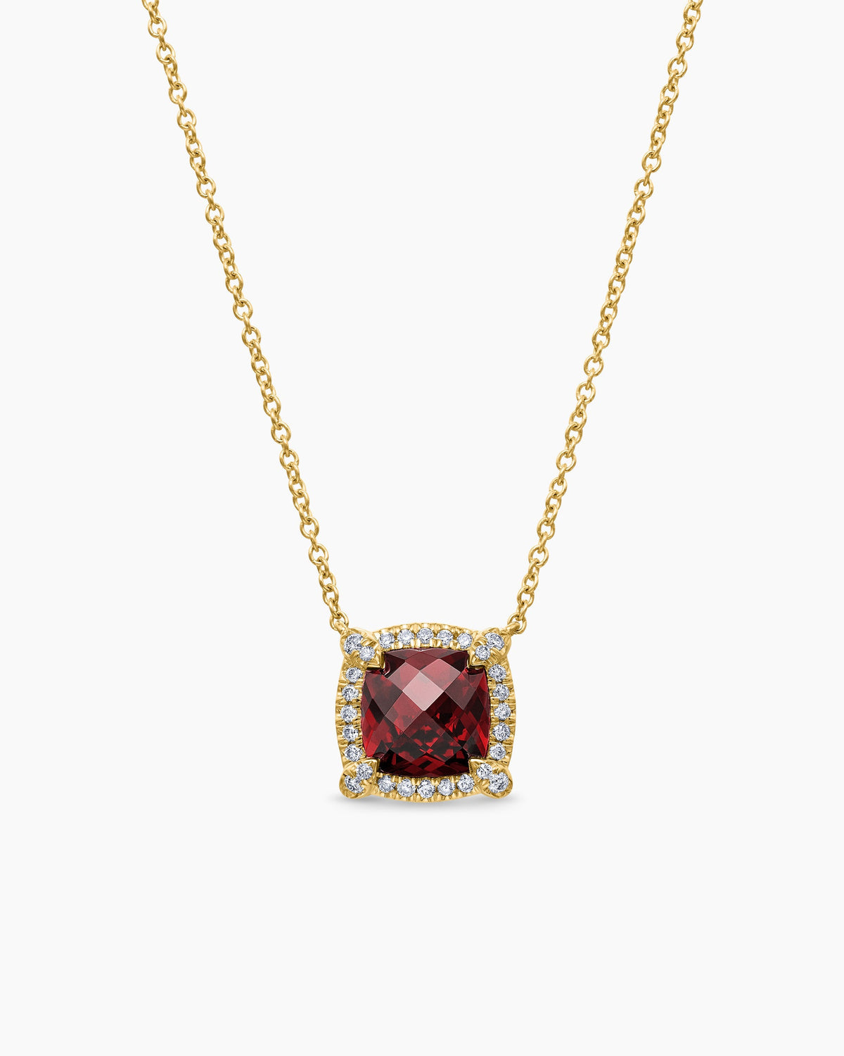 David Yurman Petite Chatelaine Pavé Bezel Pendant Necklace David Yurman Women’s