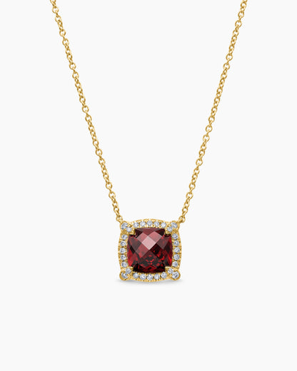 David Yurman Petite Chatelaine Pavé Bezel Pendant Necklace David Yurman Women’s