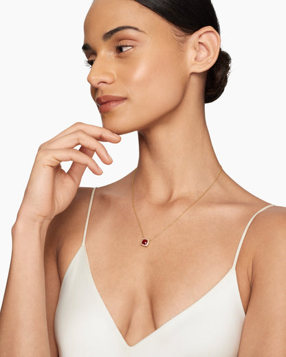 David Yurman Petite Chatelaine Pavé Bezel Pendant Necklace David Yurman Women’s