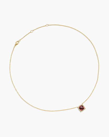David Yurman Petite Chatelaine Pavé Bezel Pendant Necklace David Yurman Women’s