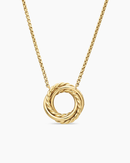 David Yurman Petite Pavé Crossover Pendant Necklace David Yurman Women’s