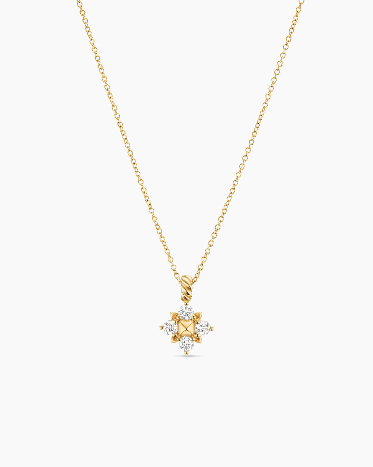 David Yurman Petite Modern Renaissance Pyramid Pendant Necklace David Yurman Women’s