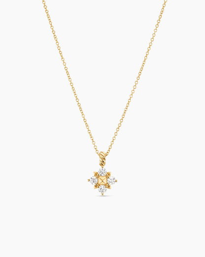 David Yurman Petite Modern Renaissance Pyramid Pendant Necklace David Yurman Women’s