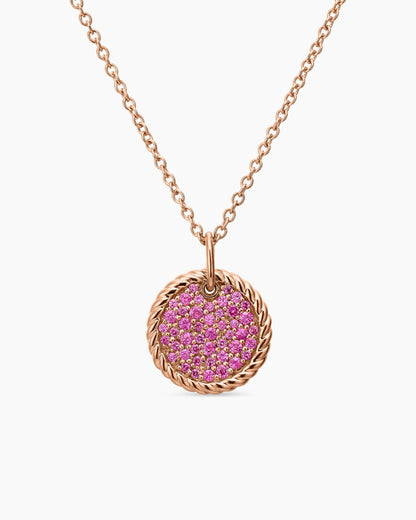 David Yurman Cable Collectibles Pavé Plate Necklace David Yurman Women’s