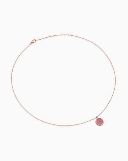 David Yurman Cable Collectibles Pavé Plate Necklace David Yurman Women’s