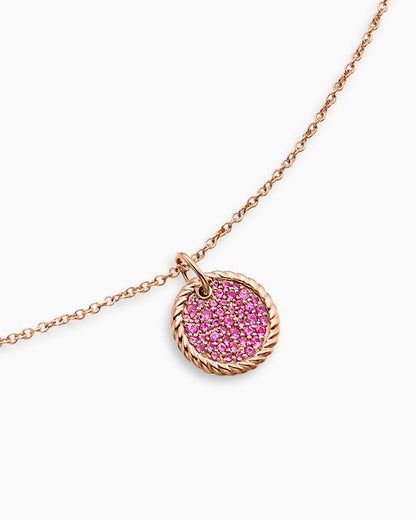 David Yurman Cable Collectibles Pavé Plate Necklace David Yurman Women’s
