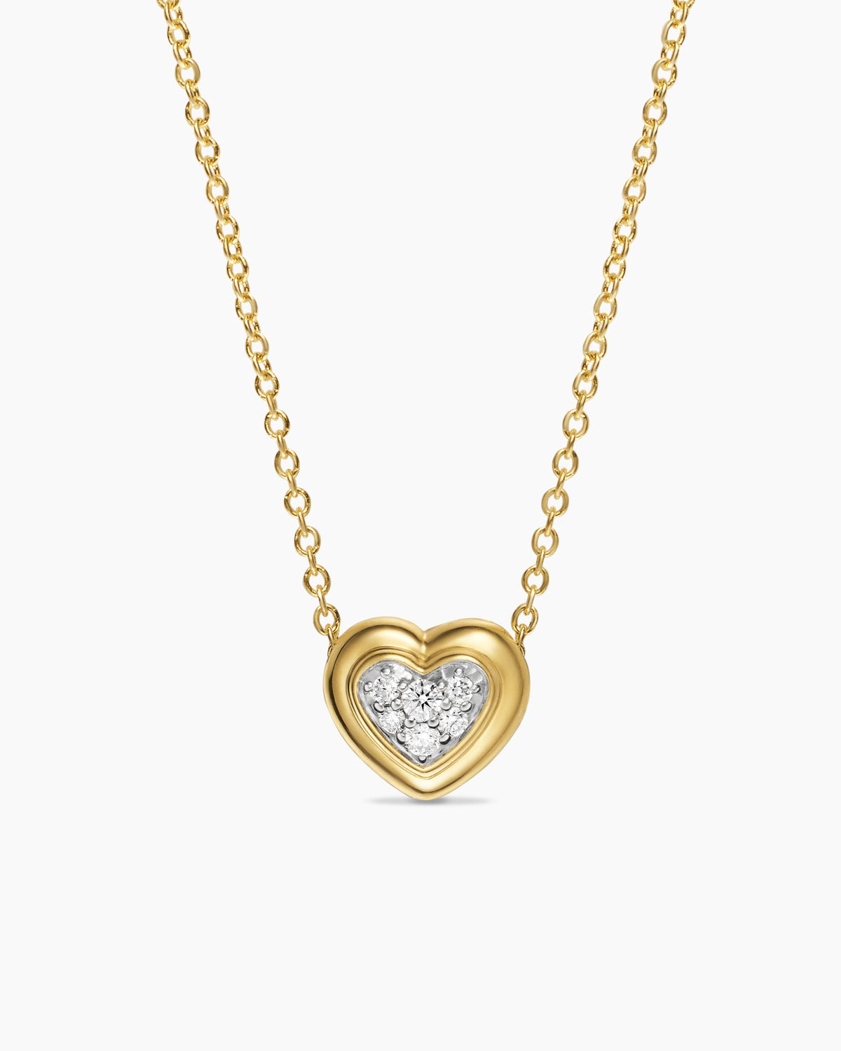 David Yurman Puffy Heart Pendant Necklace David Yurman Women’s