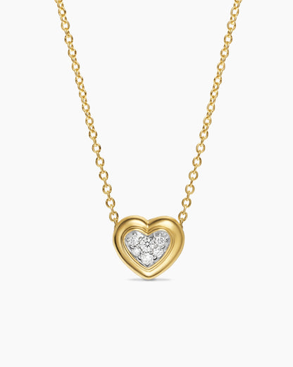 David Yurman Puffy Heart Pendant Necklace David Yurman Women’s