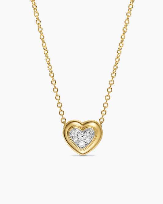 David Yurman Puffy Heart Pendant Necklace David Yurman Women’s