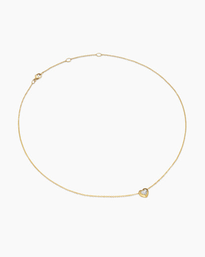 David Yurman Puffy Heart Pendant Necklace David Yurman Women’s