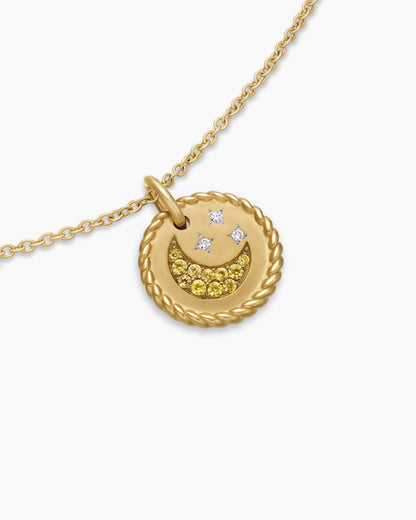 David Yurman Cable Collectibles Moon and Stars Necklace David Yurman Women’s