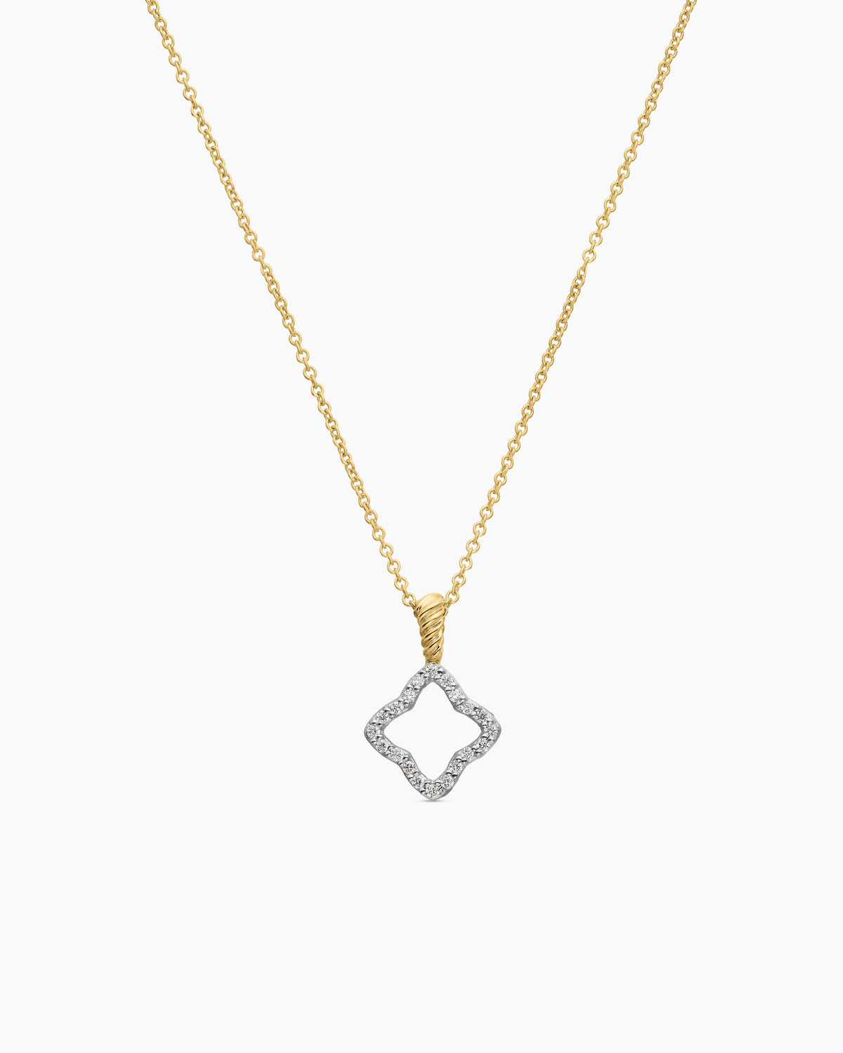 David Yurman Cable Collectibles Quatrefoil Necklace David Yurman Women’s