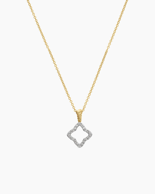 David Yurman Cable Collectibles Quatrefoil Necklace David Yurman Women’s