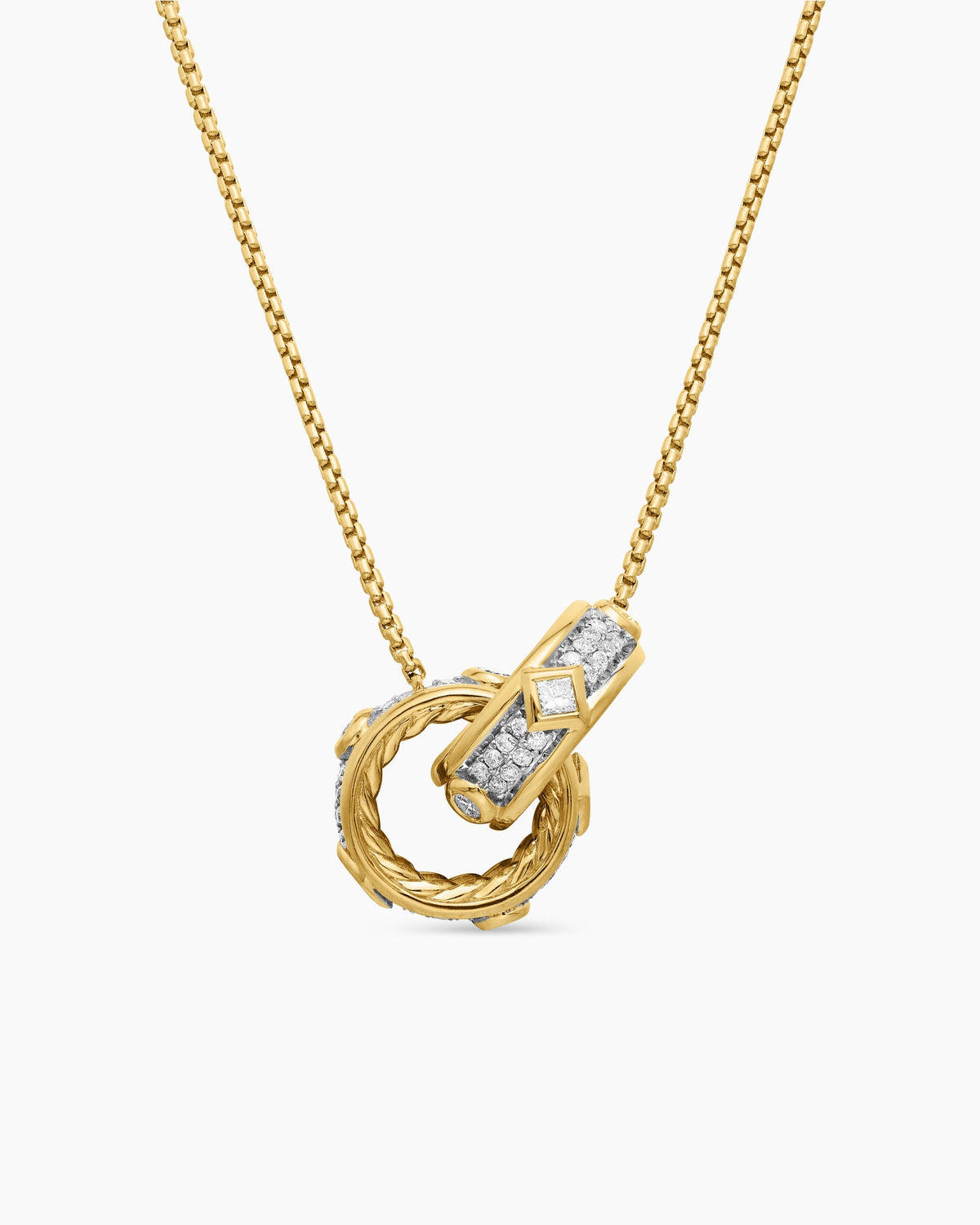 David Yurman Modern Renaissance Double Pendant Necklace David Yurman Women’s