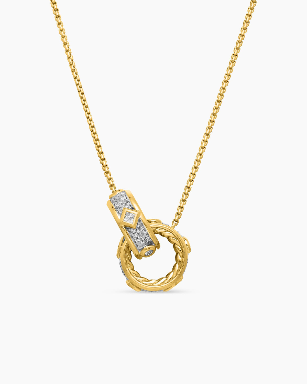David Yurman Modern Renaissance Double Pendant Necklace David Yurman Women’s