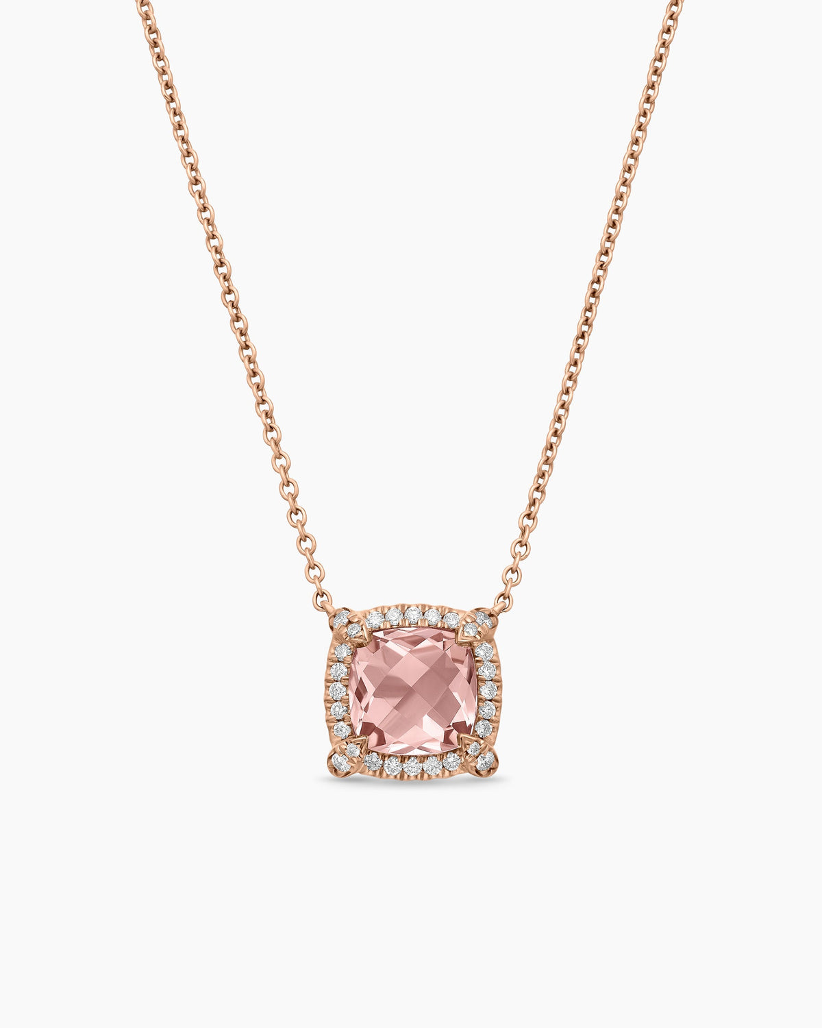 David Yurman Petite Chatelaine Pavé Bezel Pendant Necklace David Yurman Women’s
