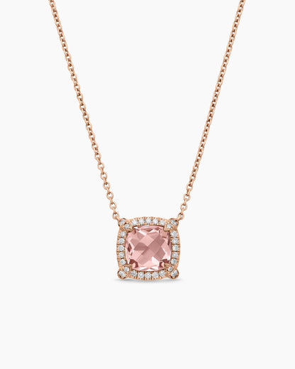 David Yurman Petite Chatelaine Pavé Bezel Pendant Necklace David Yurman Women’s