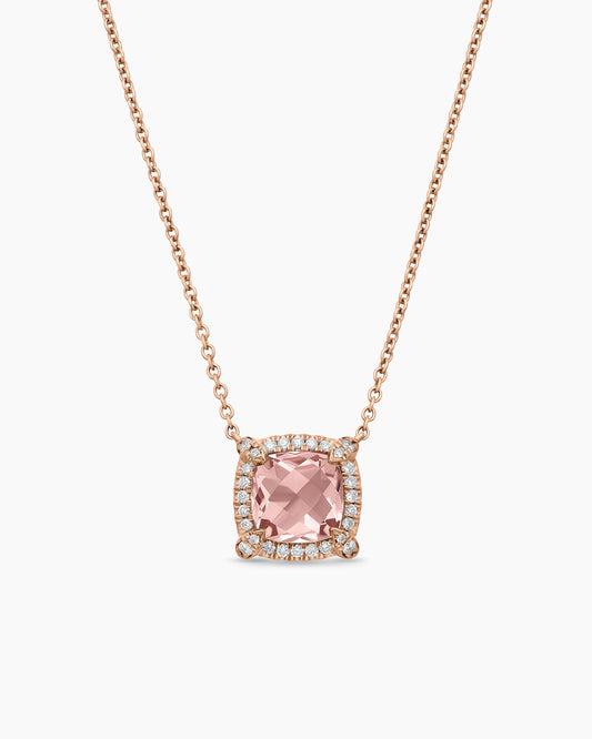 David Yurman Petite Chatelaine Pavé Bezel Pendant Necklace David Yurman Women’s