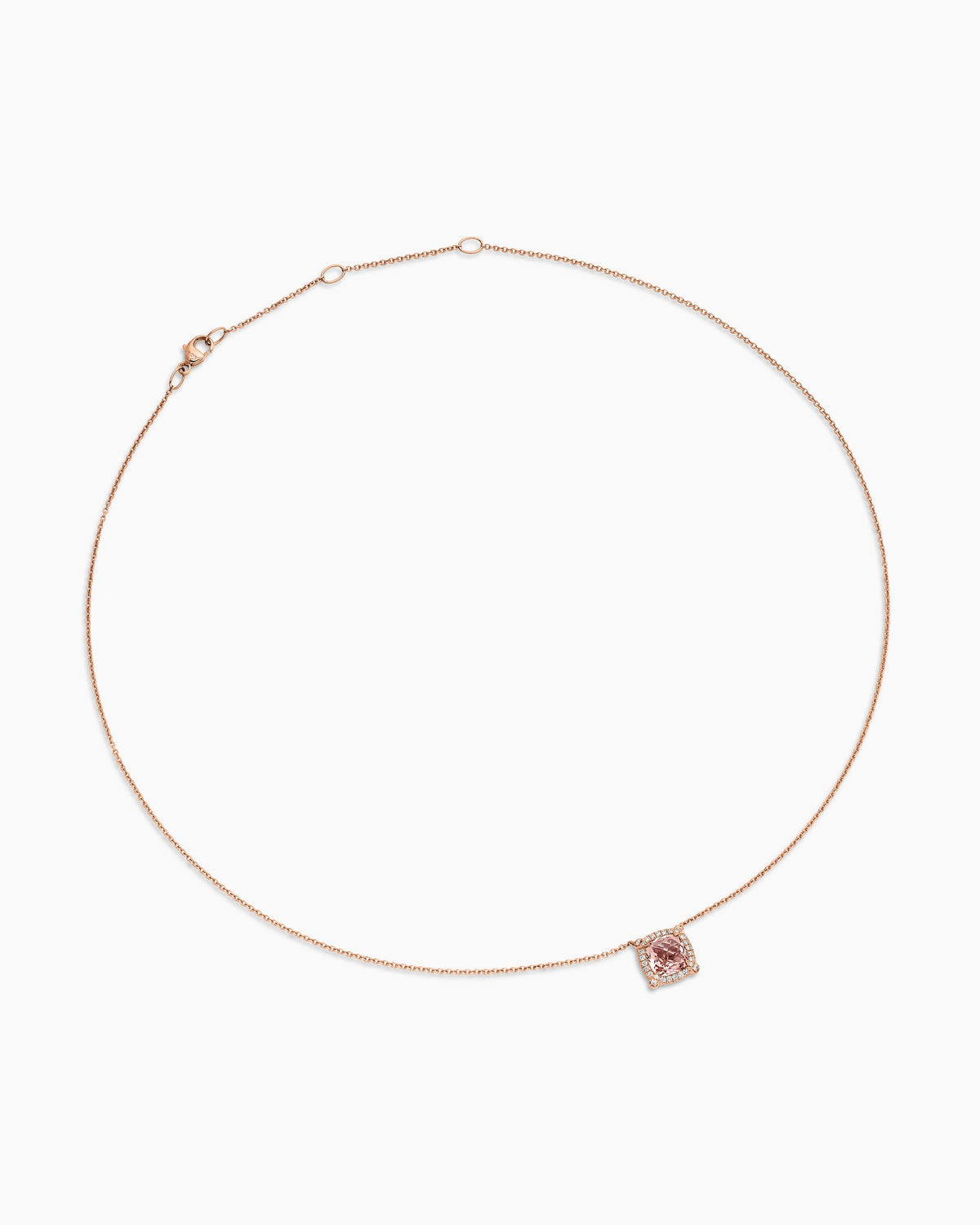 David Yurman Petite Chatelaine Pavé Bezel Pendant Necklace David Yurman Women’s