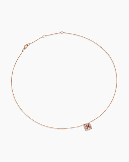 David Yurman Petite Chatelaine Pavé Bezel Pendant Necklace David Yurman Women’s