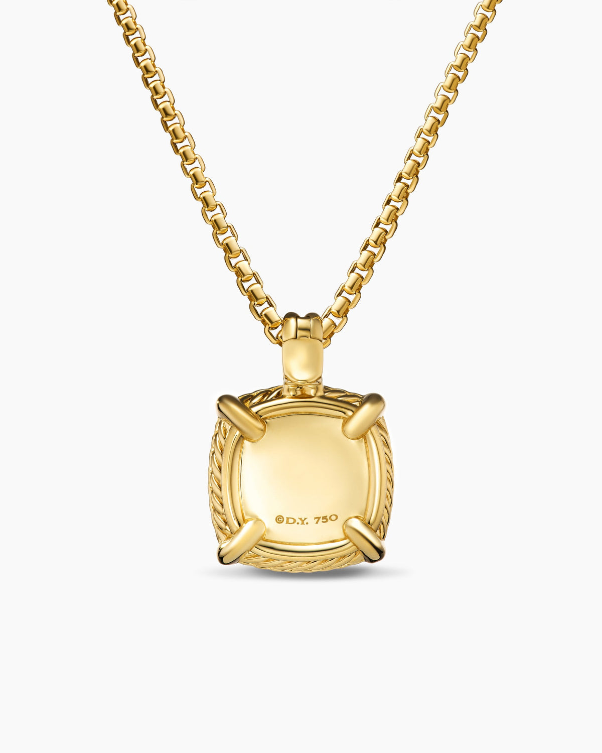 David Yurman Chatelaine Pavé Bezel Pendant Necklace David Yurman Women’s