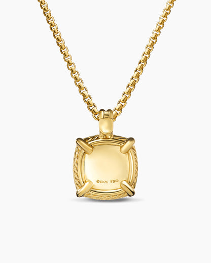 David Yurman Chatelaine Pavé Bezel Pendant Necklace David Yurman Women’s