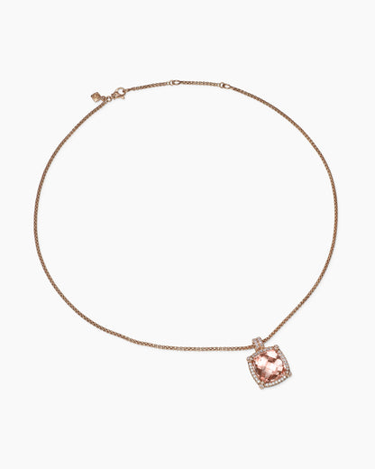 David Yurman Chatelaine Pavé Bezel Pendant Necklace David Yurman Women’s