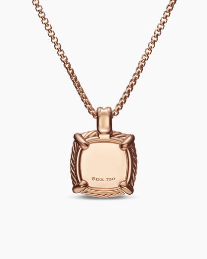 David Yurman Chatelaine Pavé Bezel Pendant Necklace David Yurman Women’s