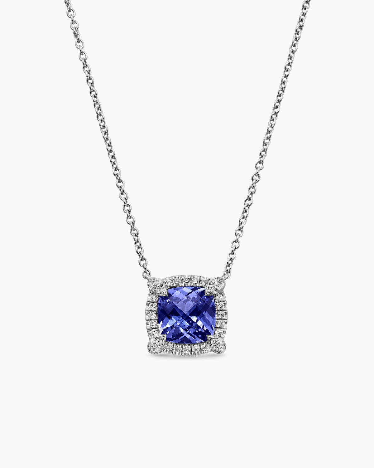 David Yurman Petite Chatelaine Pavé Bezel Pendant Necklace David Yurman Women’s