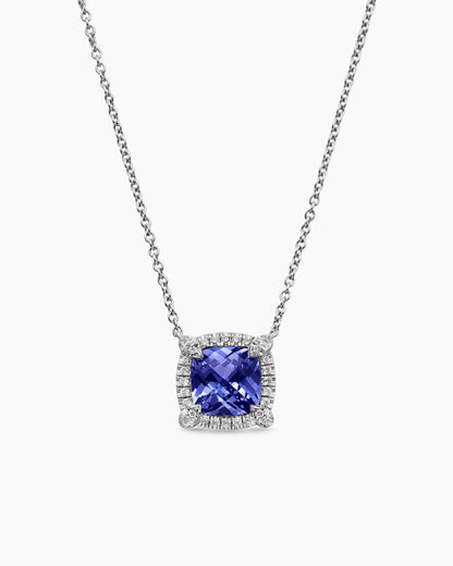 David Yurman Petite Chatelaine Pavé Bezel Pendant Necklace David Yurman Women’s