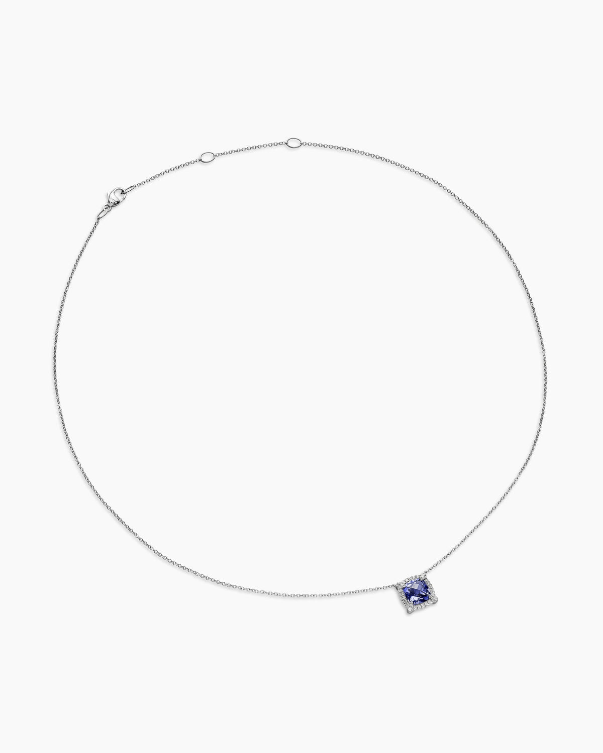 David Yurman Petite Chatelaine Pavé Bezel Pendant Necklace David Yurman Women’s