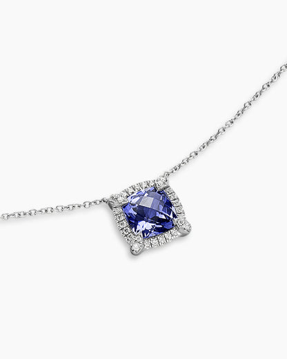 David Yurman Petite Chatelaine Pavé Bezel Pendant Necklace David Yurman Women’s
