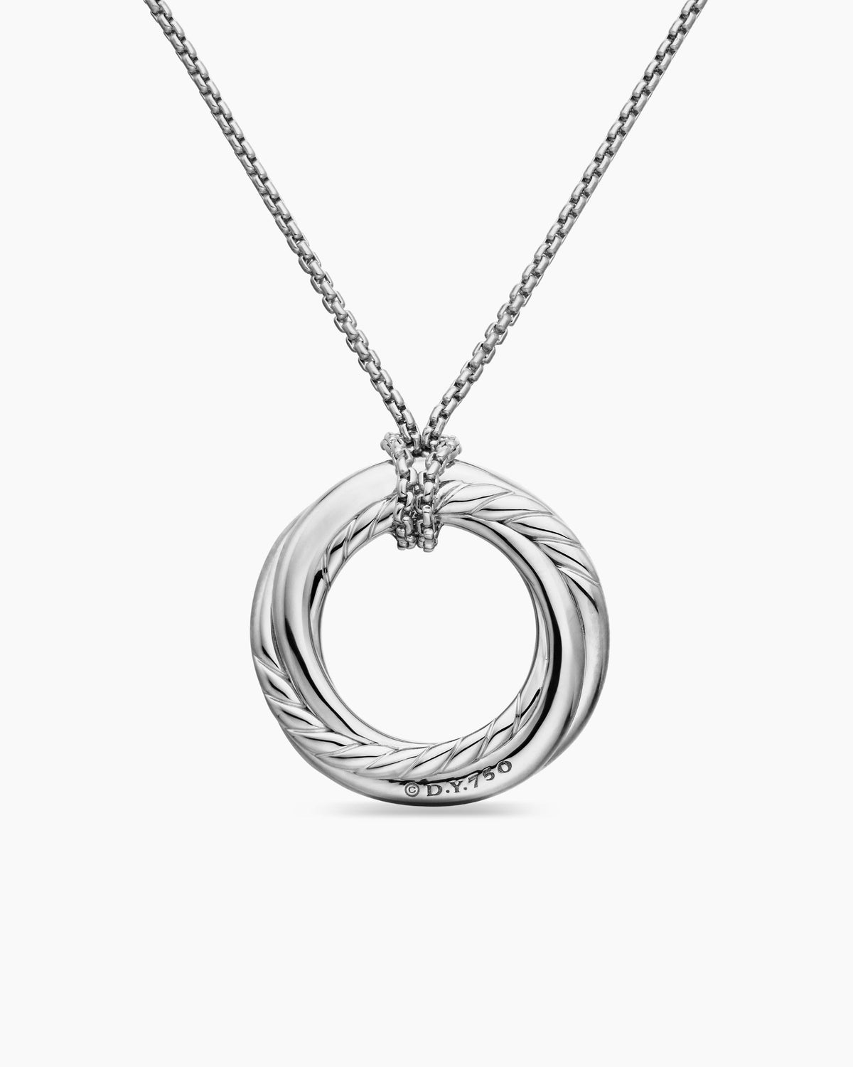 David Yurman Pavé Crossover Pendant Necklace David Yurman Women’s