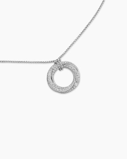 David Yurman Pavé Crossover Pendant Necklace David Yurman Women’s