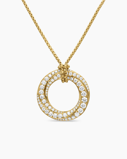 David Yurman Pavé Crossover Pendant Necklace David Yurman Women’s