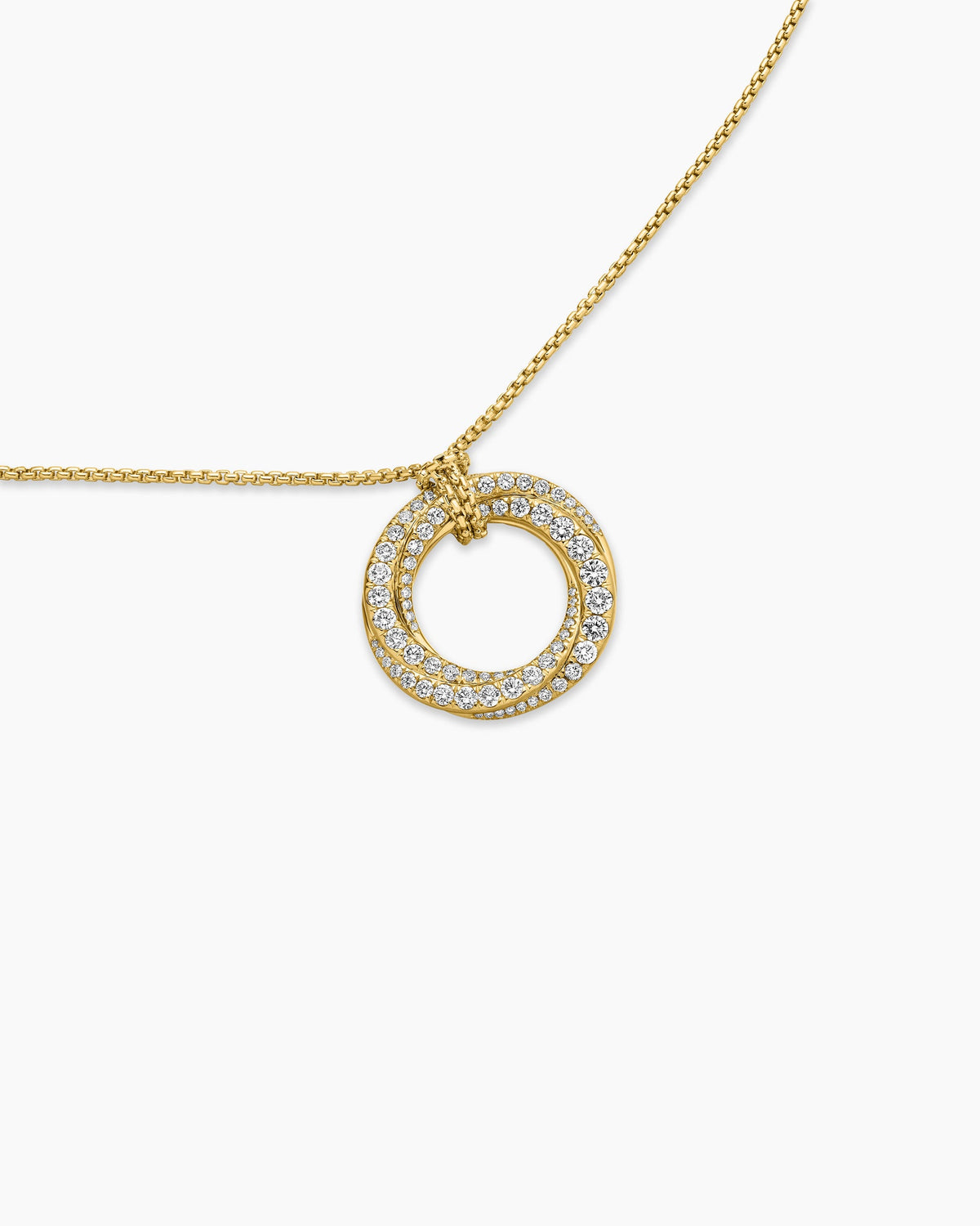David Yurman Pavé Crossover Pendant Necklace David Yurman Women’s