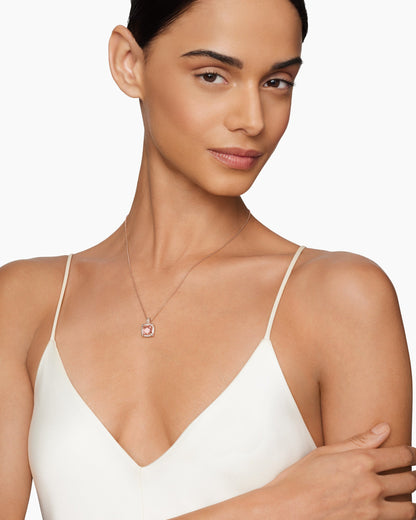 David Yurman Chatelaine Pavé Bezel Pendant Necklace David Yurman Women’s