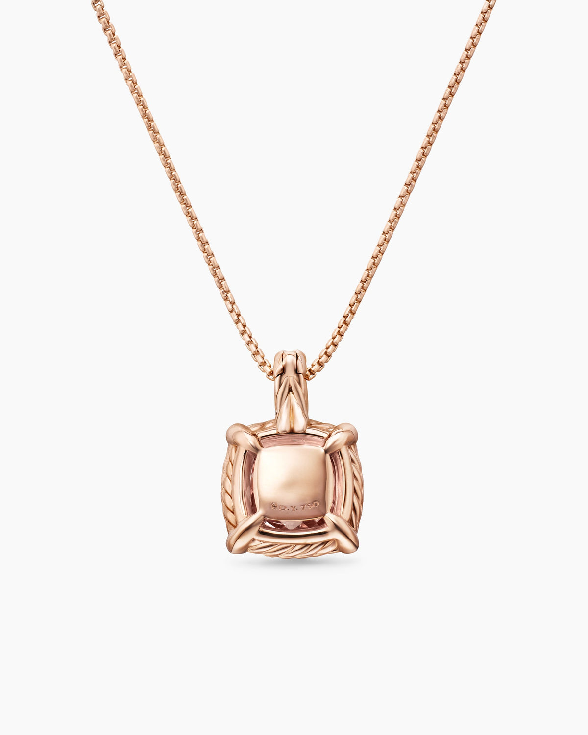 David Yurman Chatelaine Pavé Bezel Pendant Necklace David Yurman Women’s