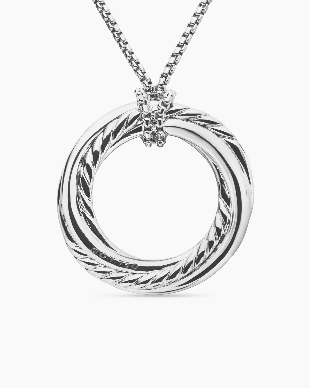 David Yurman Pavé Crossover Pendant Necklace David Yurman Women’s