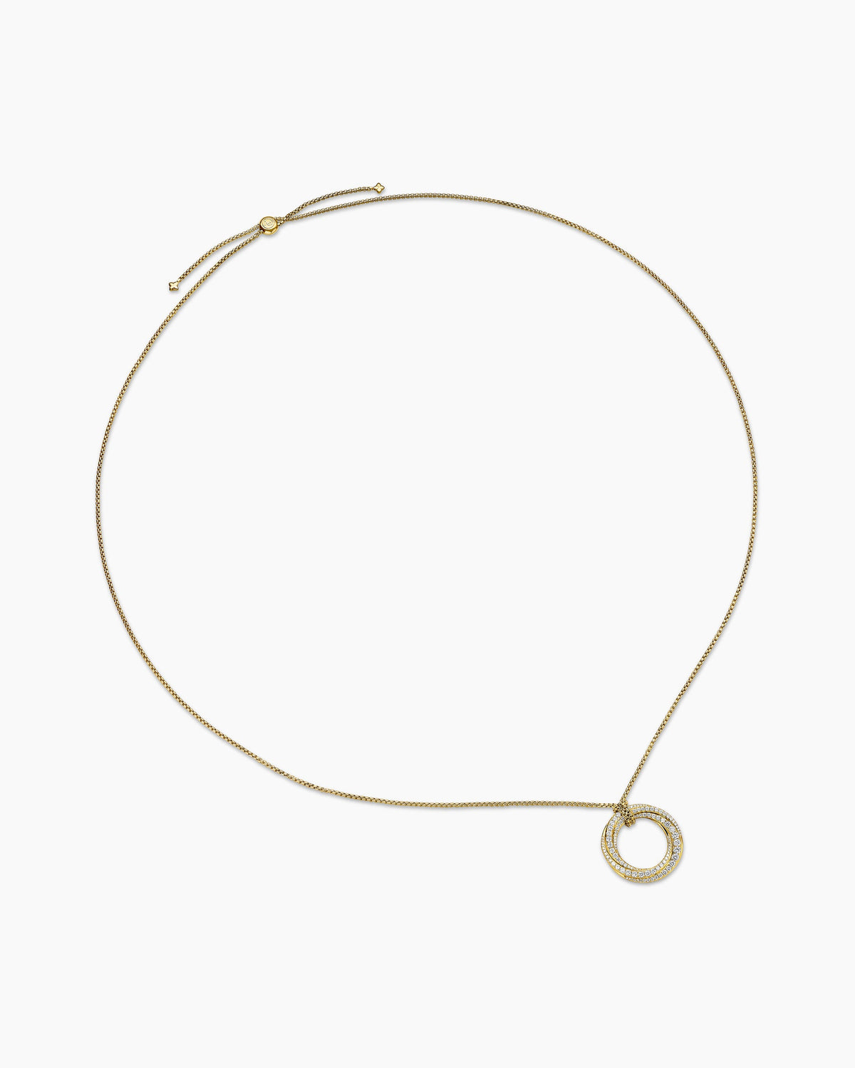 David Yurman Pavé Crossover Pendant Necklace David Yurman Women’s