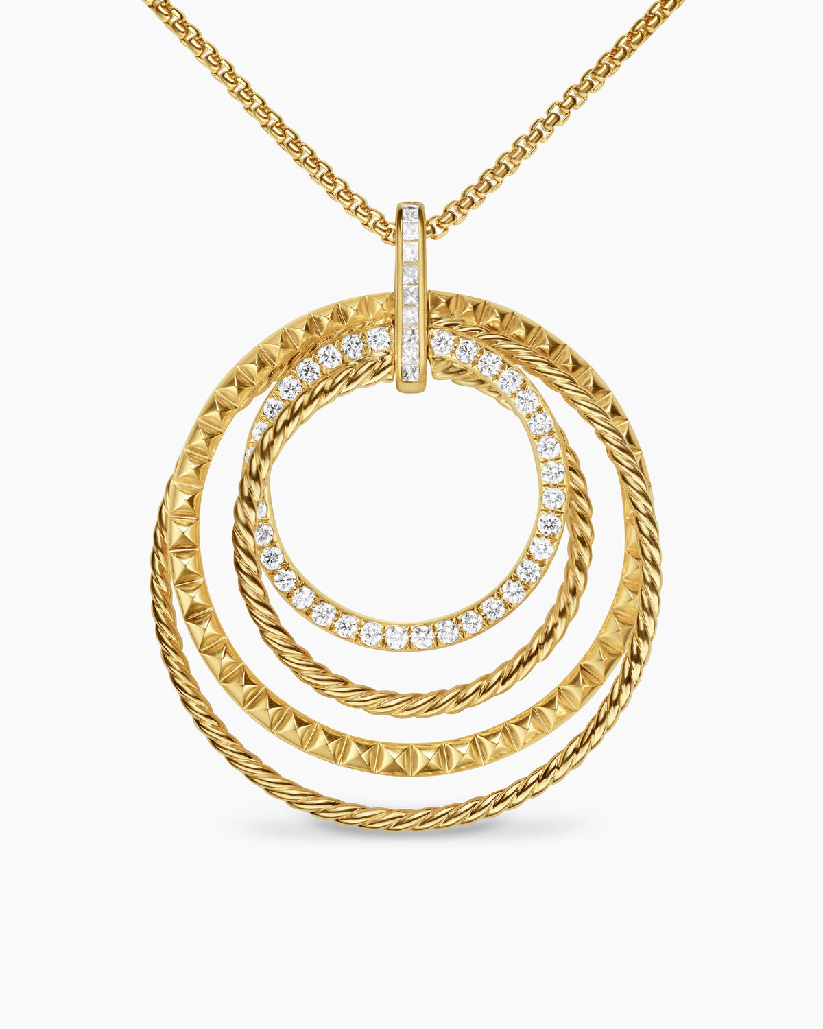 David Yurman Crossover Trio Pendant Necklace David Yurman Women’s