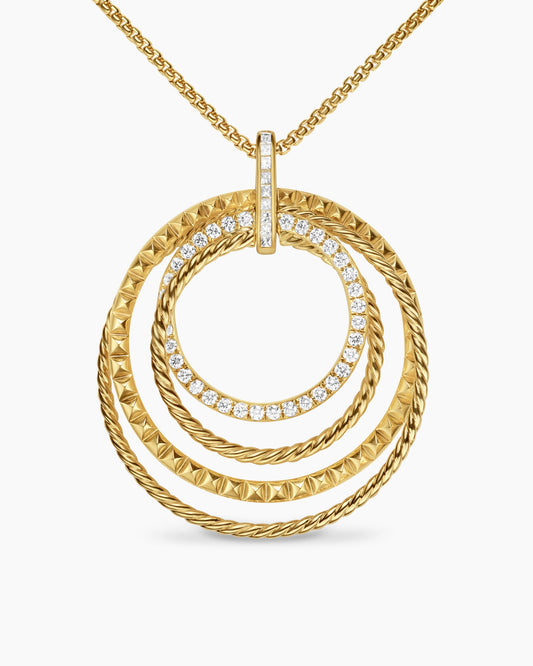 David Yurman Crossover Trio Pendant Necklace David Yurman Women’s