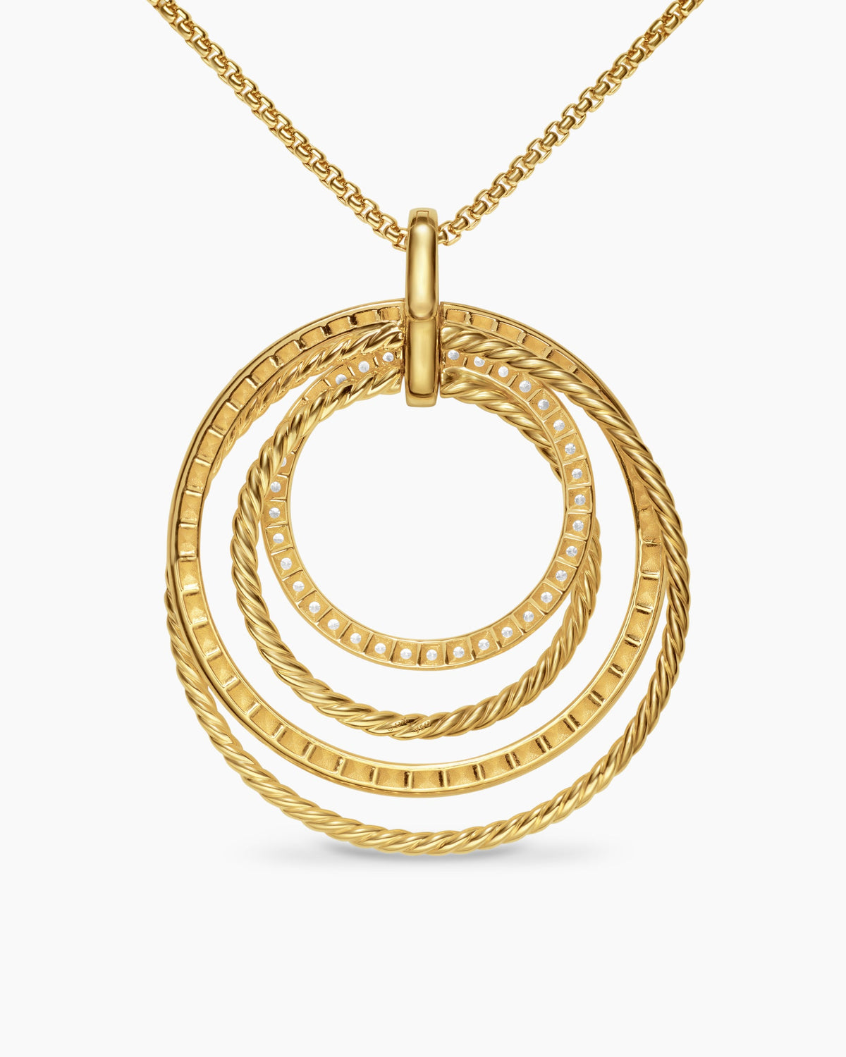 David Yurman Crossover Trio Pendant Necklace David Yurman Women’s