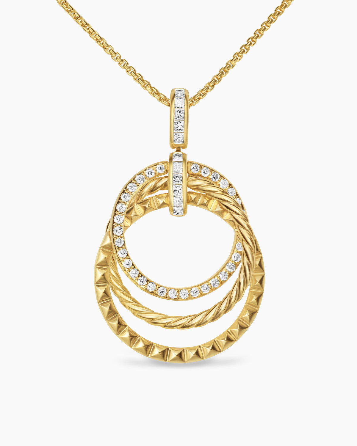 David Yurman Crossover Trio Pendant Necklace David Yurman Women’s