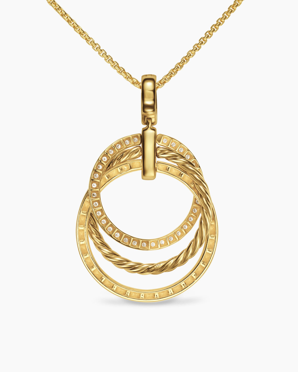 David Yurman Crossover Trio Pendant Necklace David Yurman Women’s