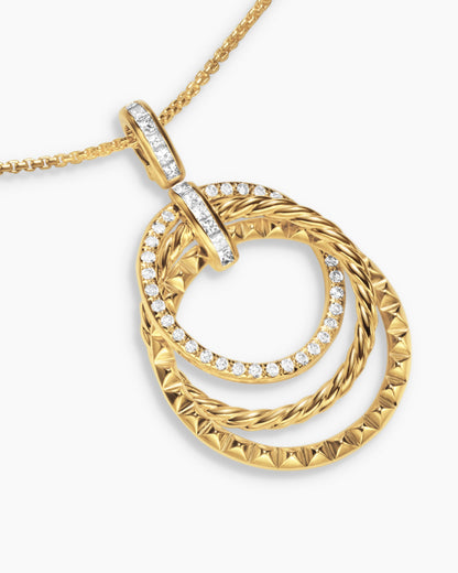 David Yurman Crossover Trio Pendant Necklace David Yurman Women’s
